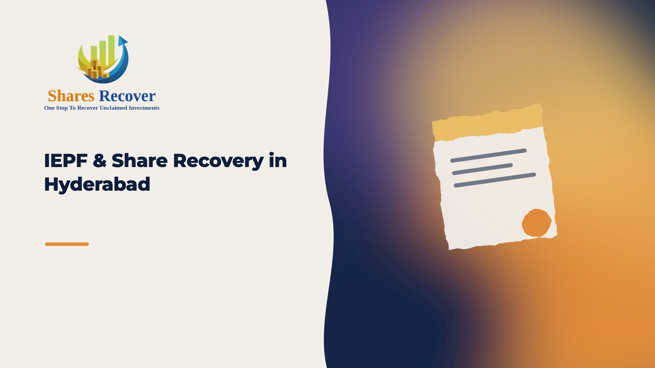IEPF & Share Recovery in Hyderabad: How to Reclaim Old and Unclaimed Shares