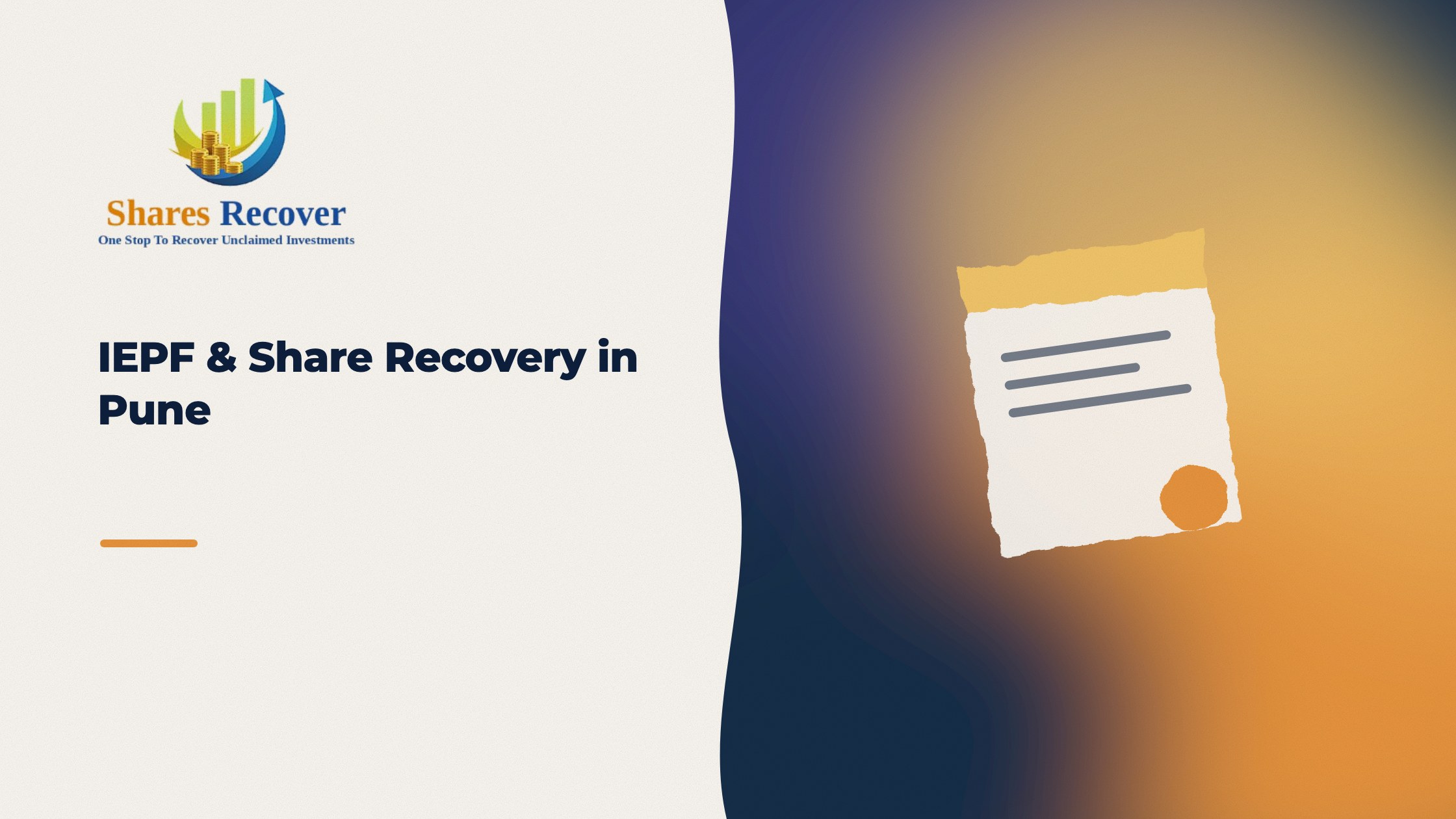 IEPF & Share Recovery in Pune: How to Reclaim Old and Unclaimed Shares